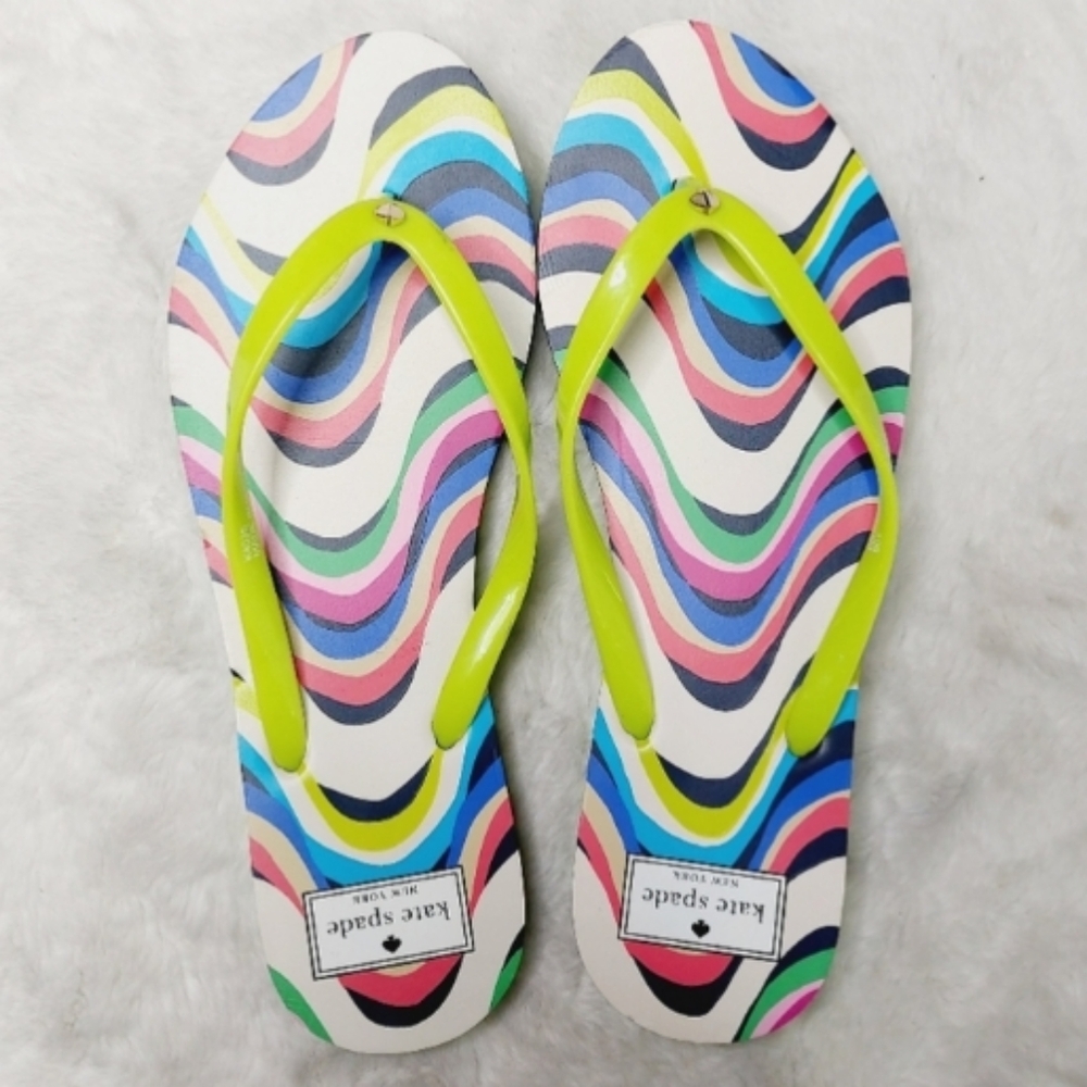 NEW Kate Spade Feldon Thong Slippers Flip Flop Sandals NWT